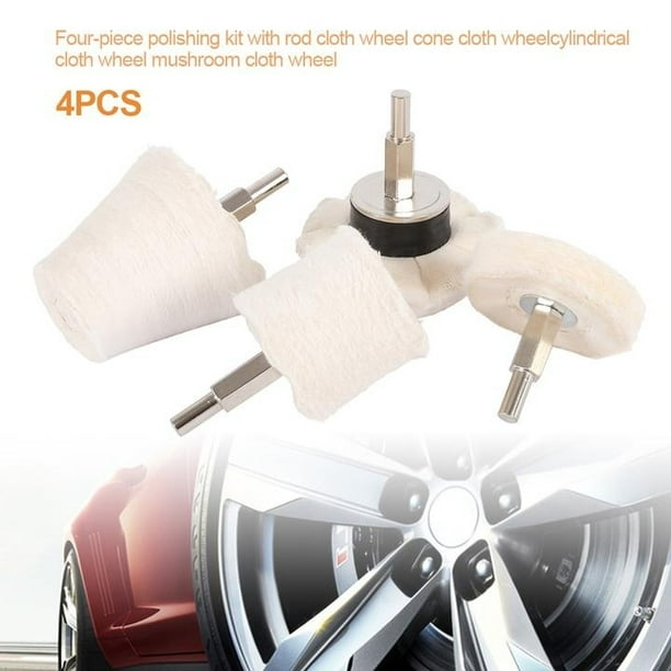 4Pcs Car Motorcycle Polishing Buffing Pads Mop Wheel Kit Set for Drill Rotary 4Pcs Car Motorcycle Polishing Buffing Pads Mop Wheel Kit Set for Drill Rotary